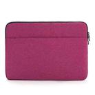 Waterproof & Anti-Vibration Laptop Inner Bag For Macbook/Xiaomi 11/13, Size: 11 inch(Rose Red) - 1