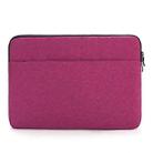 Waterproof & Anti-Vibration Laptop Inner Bag For Macbook/Xiaomi 11/13, Size: 14 inch(Rose Red) - 1