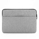 Waterproof & Anti-Vibration Laptop Inner Bag For Macbook/Xiaomi 11/13, Size: 15 inch(Light Grey) - 1