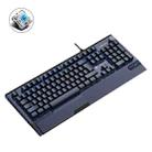LANGTU K1000 104 Keys Wired Keyboard, Cable Length: 1.5m(Black Blue Green Shaft Ice Blue Light) - 1