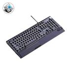 LANGTU K1000 104 Keys Luminous Wired Keyboard, Cable Length: 1.5m(Black Green Shaft White Light) - 1