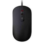 LANGTU T4 4 Keys 1600DPI Game Office USB Universal Wired Mute Mouse, Cable Length: 1.5m(Black) - 1