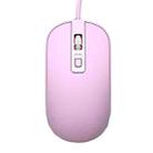 LANGTU T4 4 Keys 1600DPI Game Office USB Universal Wired Mute Mouse, Cable Length: 1.5m(Pink) - 1