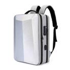ABS Hard Shell Gaming Computer Backpack, Color: 15.6 inches (Silver) - 1
