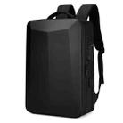 ABS Hard Shell Gaming Computer Backpack, Color: 17.3 inches (Black) - 1