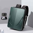 PC Hard Shell Computer Bag Gaming Backpack For Men, Color: Single-layer Green - 1