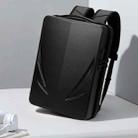 PC Hard Shell Computer Bag Gaming Backpack For Men, Color: Single-layer Black - 2