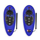 2 PCS Remote Control Dustproof Silicone Protective Cover For LG AN-MR500 Remote Control(Blue) - 1