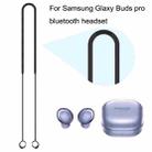 2 PCS Bluetooth Earphone Silicone Anti-Lost Cord For Samsung Glaxy Buds Pro(Black) - 4