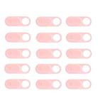 15 PCS Mobile Computer Front Camera Privacy Protection Cover(Pink) - 1