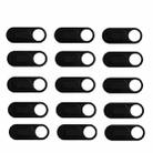 15 PCS Mobile Computer Front Camera Privacy Protection Cover(Black) - 1