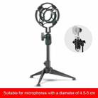 HM101B Standard Foldable Microphone Desk Stand with Shockproof Rack - 2