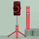 Integrated Reinforcement Keel Live Desktop Bluetooth Mobile Selfie Stick(China Red) - 1