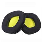 2 PCS Replacement Earpads for Corsair Void Pro Elite,Style:  Yellow Bottom Grid  - 1