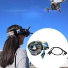 Flight Video Glasses Graffiti Color Headband Fixed Strap For DJI FPV Goggles V2 Strap + Power Line - 1