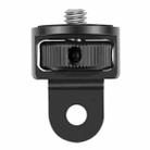 1/4 Inch Screw Converter Tripod Adapter for Sport Camera(Black) - 1