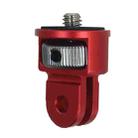 1/4 Inch Screw Converter Tripod Adapter for Sport Camera(Red Titanium) - 1
