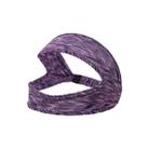VR Eye Mask Elastic Breathable Sweat-absorbing Headband Non-slip Head-mounted Mask(Purple) - 1