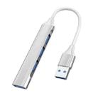 2 PCS Multifunctional Expanded Docking, Spec: USB 3.0 (Silver) - 1
