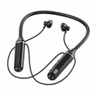 YD-36 Wireless Bluetooth Neck-mounted Earphone with Digital Display Function(Black) - 1