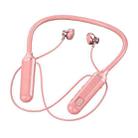 YD-36 Wireless Bluetooth Neck-mounted Earphone with Digital Display Function(Pink) - 1