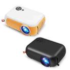 A10 480x360 Pixel Projector Support 1080P Projector ,Style: Basic Model White Yellow (UK Plug) - 2