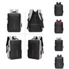 Men Business Shoulder USB External Interface Computer Bag, Color: 8001 Gray - 2