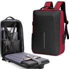 Hard Shell Backpack Alloy Frame Anti-Theft Computer Bag For Men, Color: 8001 Red  - 1