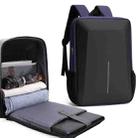 Hard Shell Backpack Alloy Frame Anti-Theft Computer Bag For Men, Color: 8001-J Blue  - 1