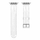 TPU Fuel Injection Watch Band For Apple Watch Series 7 41mm /6&SE&5&4 40mm /3&2&1 38mm(Transparent) - 1