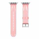 TPU Fuel Injection Watch Band For Apple Watch Series 7 41mm /6&SE&5&4 40mm /3&2&1 38mm(Transparent  Orange) - 1