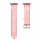 TPU Fuel Injection Watch Band For Apple Watch Series 7 45mm /6&SE&5&4 44mm /3&2&1 42mm(Transparent  Orange) - 1