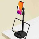 Desktop Live Mobile Phone Telescopic Folding Bracket(Classic Black) - 1