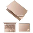 JRC 4 in 1 Top Cover Film + Full Support Film + Bottom Cover Film + Touch Film for Surface Laptop Go 12.4(Sandstone Gold) - 1
