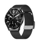 HD2 1.32 Inch Heart Rate Detection Smart Watch(Black + Steel) - 1