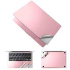 JRC Upper Cover Film + Bottom Cover Film + Full-Support Film + Touchpad Film Laptop Protective Sticker For Macbook 14Pro 2021 A2442(Rose Gold) - 1