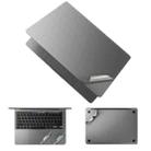 JRC Upper Cover Film + Bottom Cover Film + Full-Support Film + Touchpad Film Laptop Protective Sticker For Macbook 14Pro 2021 A2442(Dark Gray) - 1