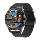 LOANIY DT70 Analog Digital Dual Display Smart Call Watch(Black Steel) - 1