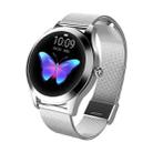 LOANIY KW10 Heart Rate/Sleep Monitoring Smart Watch(Silver Steel) - 1