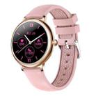 LOANIY CF80 1.08 Inch Heart Rate Monitoring Smart Bluetooth Watch, Color: Pink - 1