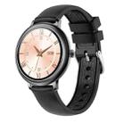 LOANIY CF80 1.08 Inch Heart Rate Monitoring Smart Bluetooth Watch, Color: Black - 1