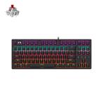 Ajazz STK130 87-Key Customize RGB Keyboard, Cable Length:1.6m, Color: Black Red Shaft - 1