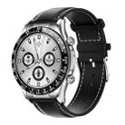 LOANIY E18 Pro Smart Bluetooth Calling Watch with NFC Function, Color: Black Leather - 1