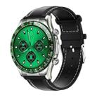 LOANIY E18 Pro Smart Bluetooth Calling Watch with NFC Function, Color: Green Leather - 1