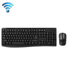 Rapoo X1800PRO 104 Keys Waterproof Multimedia Wireless Keyboard Mouse Set(Black) - 1
