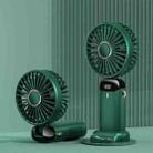 USB Handheld Digital Display Folding Aromatherapy Fan, Battery Capacity: 5000mAh(N15 Dark Green) - 1