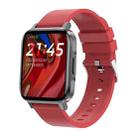 LOANIY F60 1.7 Inch Body Temperature Detection Smart Watch(Red) - 1