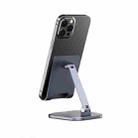 SSKY X22 Metal Folding Desktop Mini Portable Tablet Stand, Size: Small, Color: Gray - 1