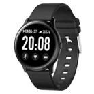 Wearkey KW19 1.3 Inch Blood Pressure Monitoring Smart Watch(Black) - 1