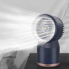 Spray Humidified LED Digital Display Office Home Fan, Style: 3600mAh Rechargeable(Blue) - 1